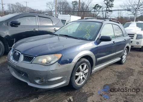 2006 Subaru Impreza Outback Sport z USA, uszkodzony, nr VIN JF1GG68666H810545